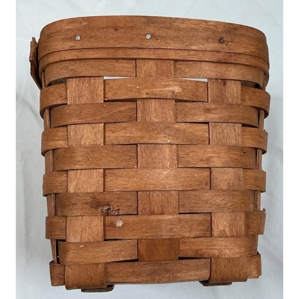 Workshops of Gerald E Henn Basket 1995 Workshops Warren Ohio Handwoven Wood 6